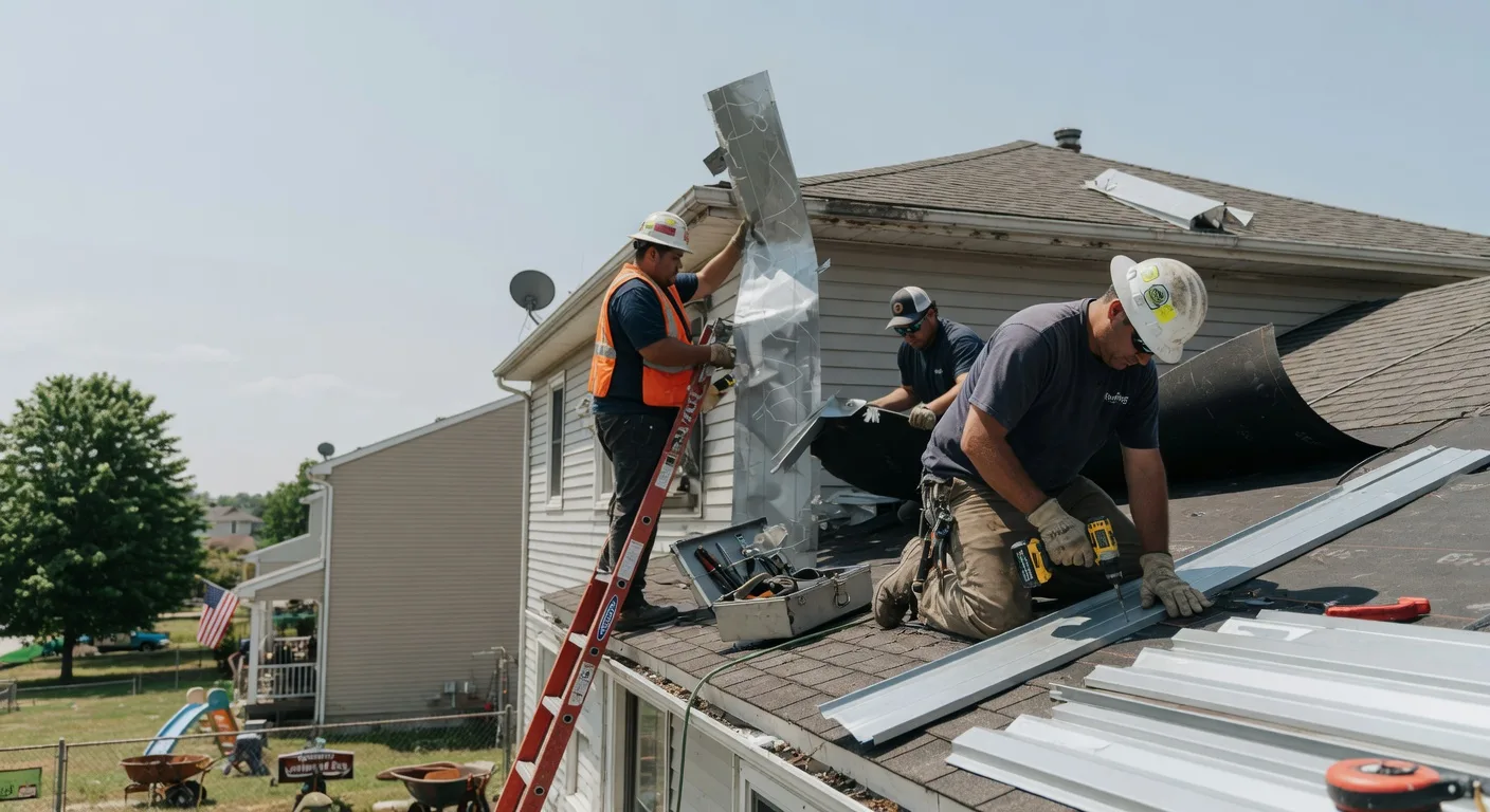 Metal Roof Repair in Jeffersonville, GA